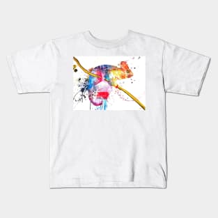 Chameleon Splash of Colors Kids T-Shirt